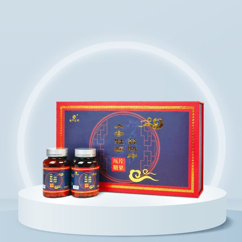 Ginseng Oyster Garlic Peptide Tablets Gift Box